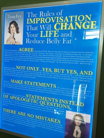 Tina Fey, Second City alum, and the amazing claims for impro